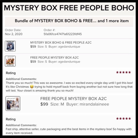FREE PEOPLE BOHO MYSTERY BOX A2C - Picture 15 of 16